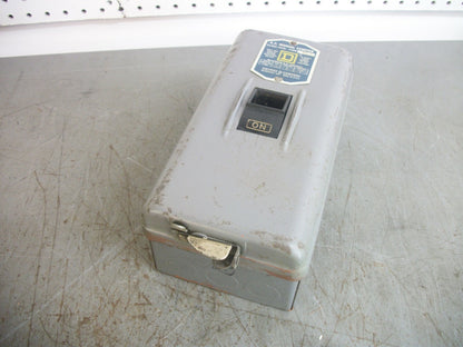 SQUARE D ENCL AC MANUAL STARTER 2510SG2 3PH 550VOLT 5HP