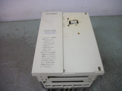 MITSUBISHI FREQROL-A024 0.75KW INVERTER DRIVE FR-A024-0.75KP 230VOLT 5AMP