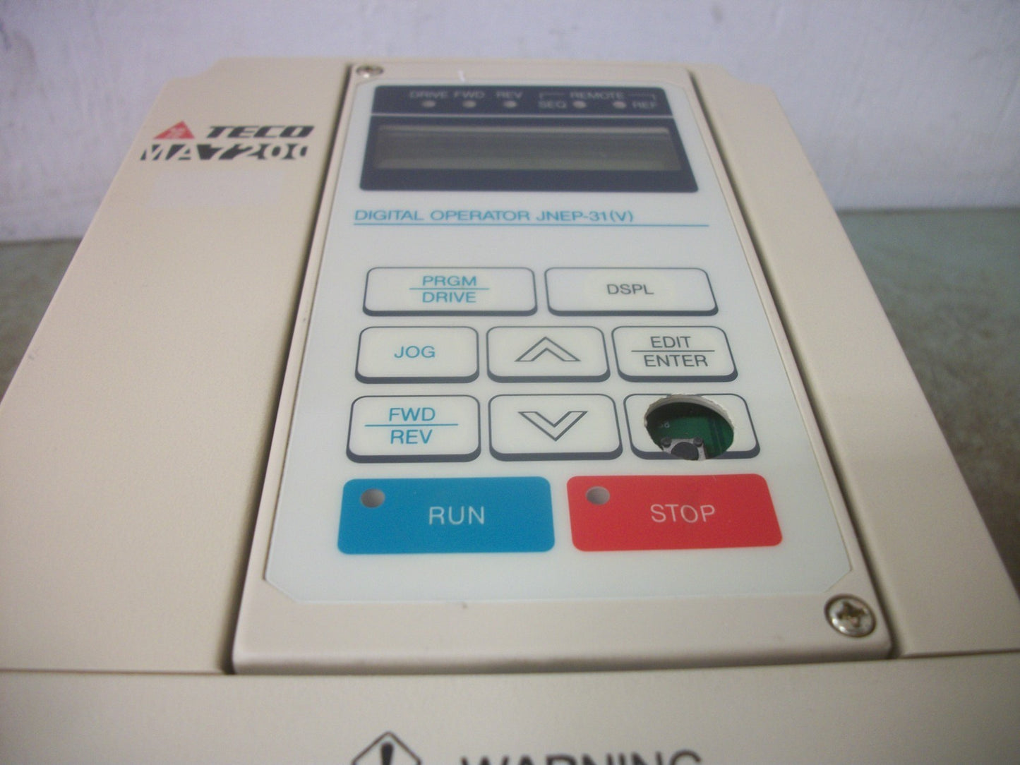 TECO MA7200 1HP ADJUSTABLE SPEED DRIVE MA7200-2001-N1 230VOLT 4.8AMP 3PH