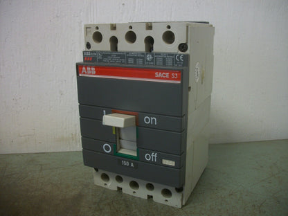 ABB SACE S3 CIRCUIT BREAKER S3N 150AMP 480VOLT 2POLE