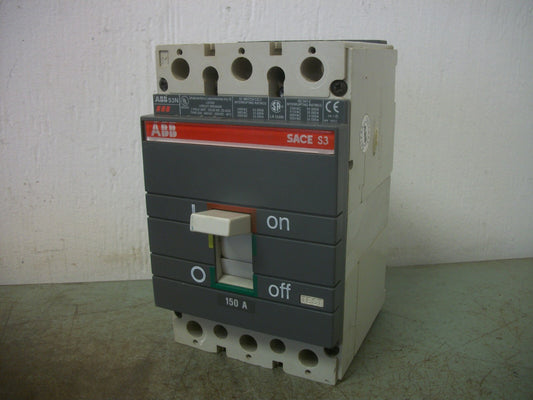 ABB SACE S3 CIRCUIT BREAKER S3N 150AMP 480VOLT 2POLE