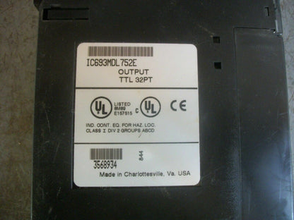GE FANUC TTL 32-POINT OUTPUT MODULE IC693MDL752E