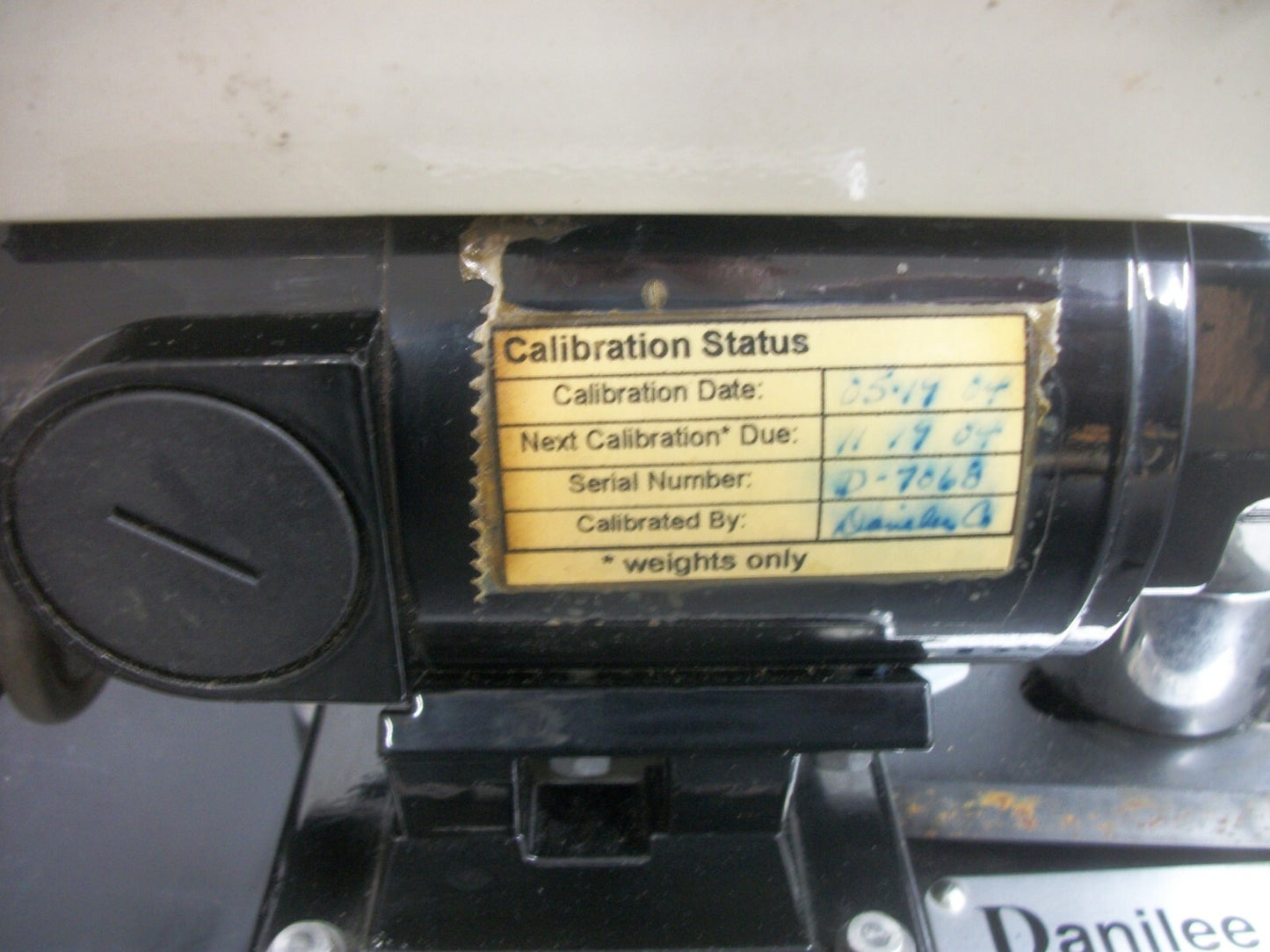 DANILEE SUTHERLAND 2000 INK RUB TESTER