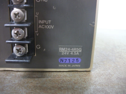 TDK POWER SUPPLY RM24-4R5G 24VDC 4.5AMP