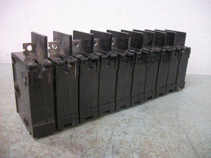 SIEMENS LOT OF 10 BQ CIRCUIT BREAKERS BQ1B020 20AMP 240VOLT 1POLE