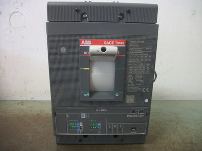 ABB SACE TMAX CIRCUIT BREAKER XT5S400 400AMP 600VOLT 3POLE W/AUX