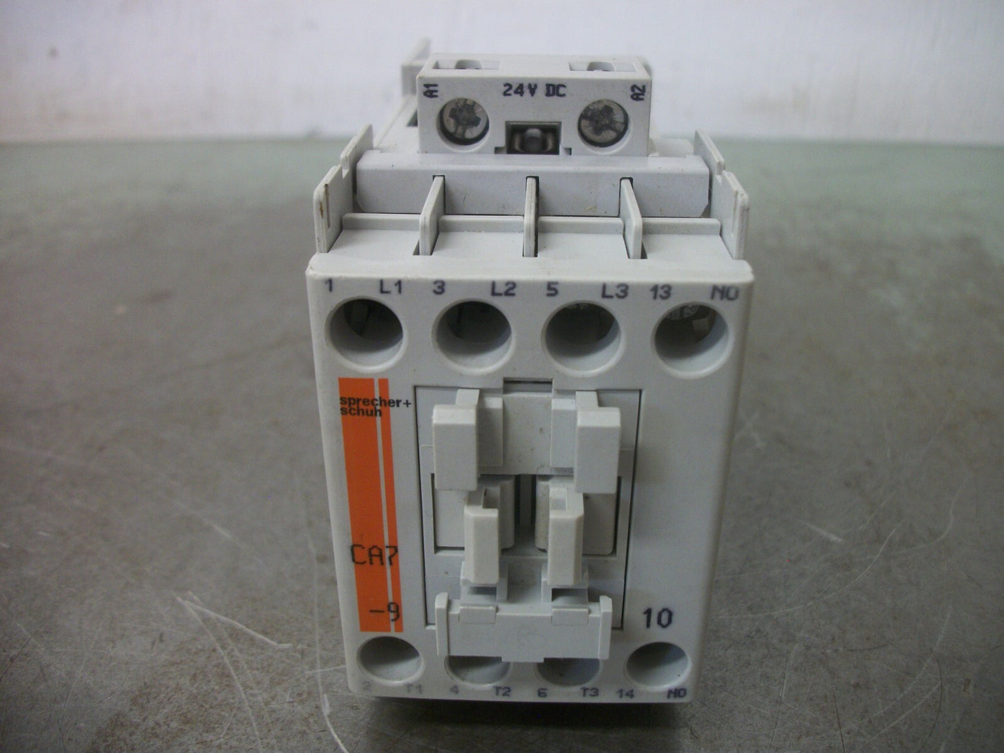 SPRECHER+SCHUH CONTACTOR CA7-9C-10 25AMP 24VCOIL 3PH 600V 7.5HP