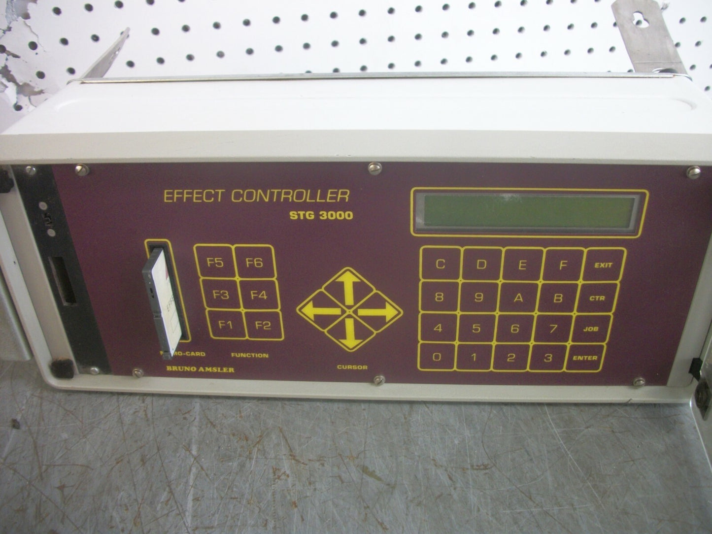 BRUNO AMSLER EFFECT CONTROLLER STG 3000 W/MEMORY CARD