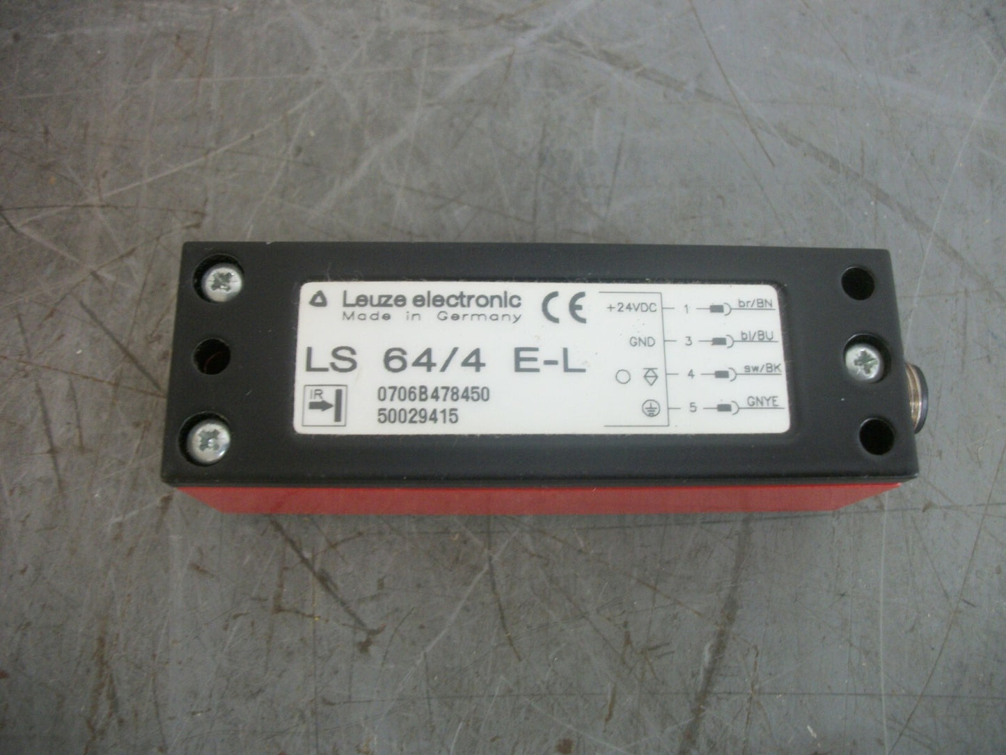 LEUZE ELECTRONIC THROUGHBEAM PHOTOELECTRIC SENSOR LS 64/4 E-L