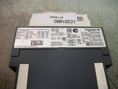 TELEMECANIQUE CONTACTOR LC1D18BD 24VCOIL 3PH 600V 15HP