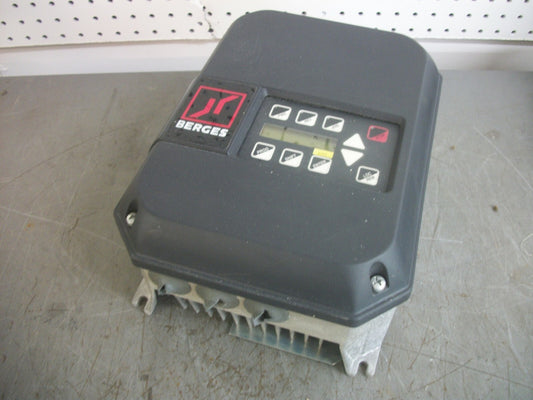 BERGES 3.3KW ELECTRONIC GmbH INVERTER DRIVE ACP6002-2CSLV 400VOLT 6.10AMP