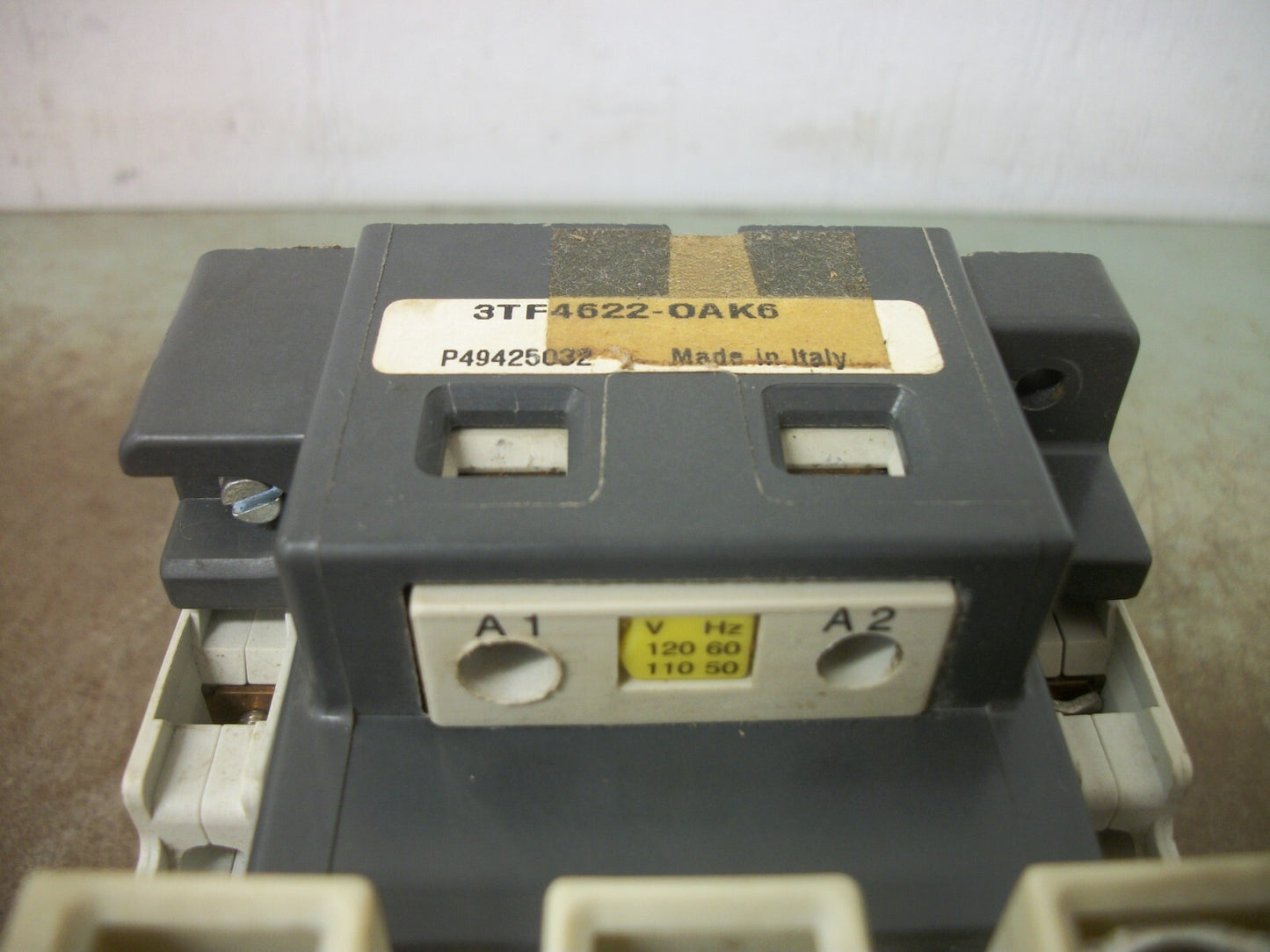 SIEMENS CONTACTOR 3TF4622-OAK6 80AMP 120VCOIL 3PH 600V 50HP