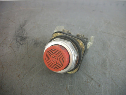 ALLEN-BRADLEY RED MOMENTARY EXTENDED PUSHBUTTON 800T-B6