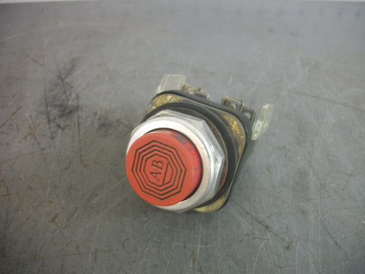 ALLEN-BRADLEY RED MOMENTARY EXTENDED PUSHBUTTON 800T-B6