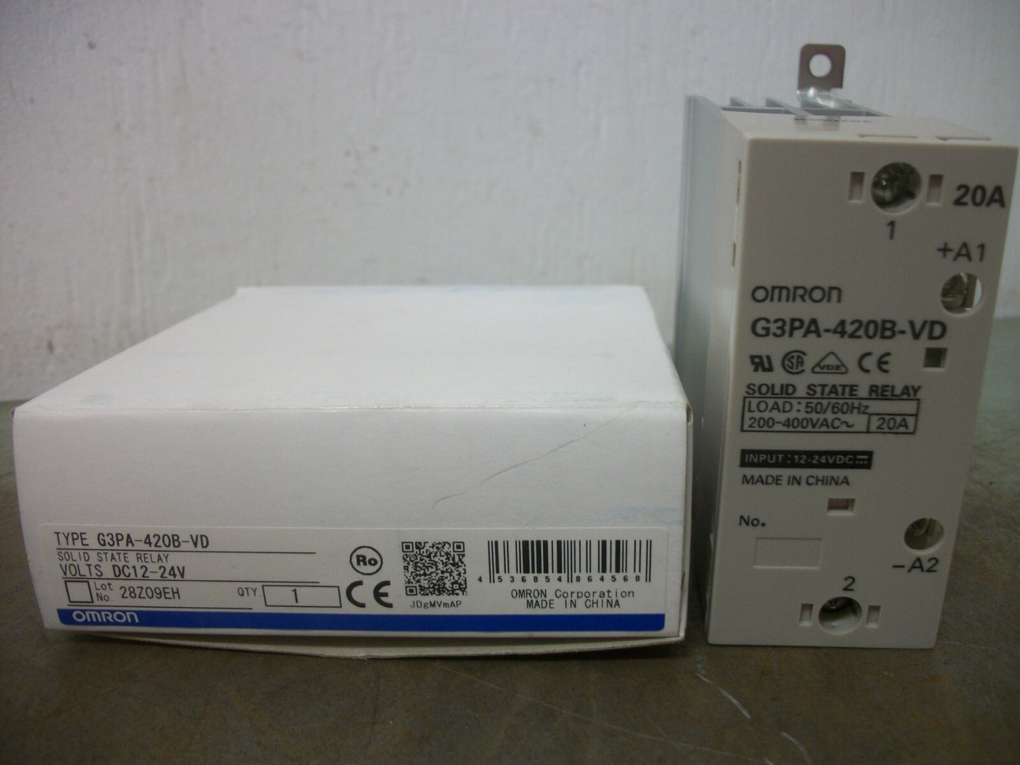 OMRON SOLID STATE RELAY G3PA-420B-VD 12-24VDC NIB