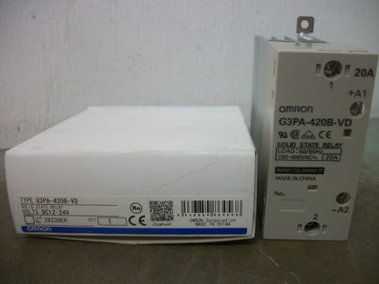 OMRON SOLID STATE RELAY G3PA-420B-VD 12-24VDC NIB