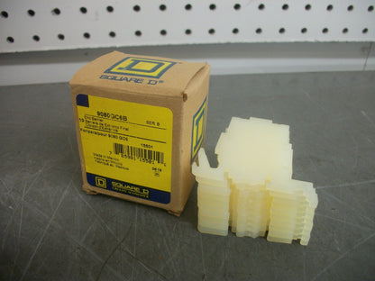 SQUARE D BOX OF 10 END BARRIERS 9080GC6B NIB