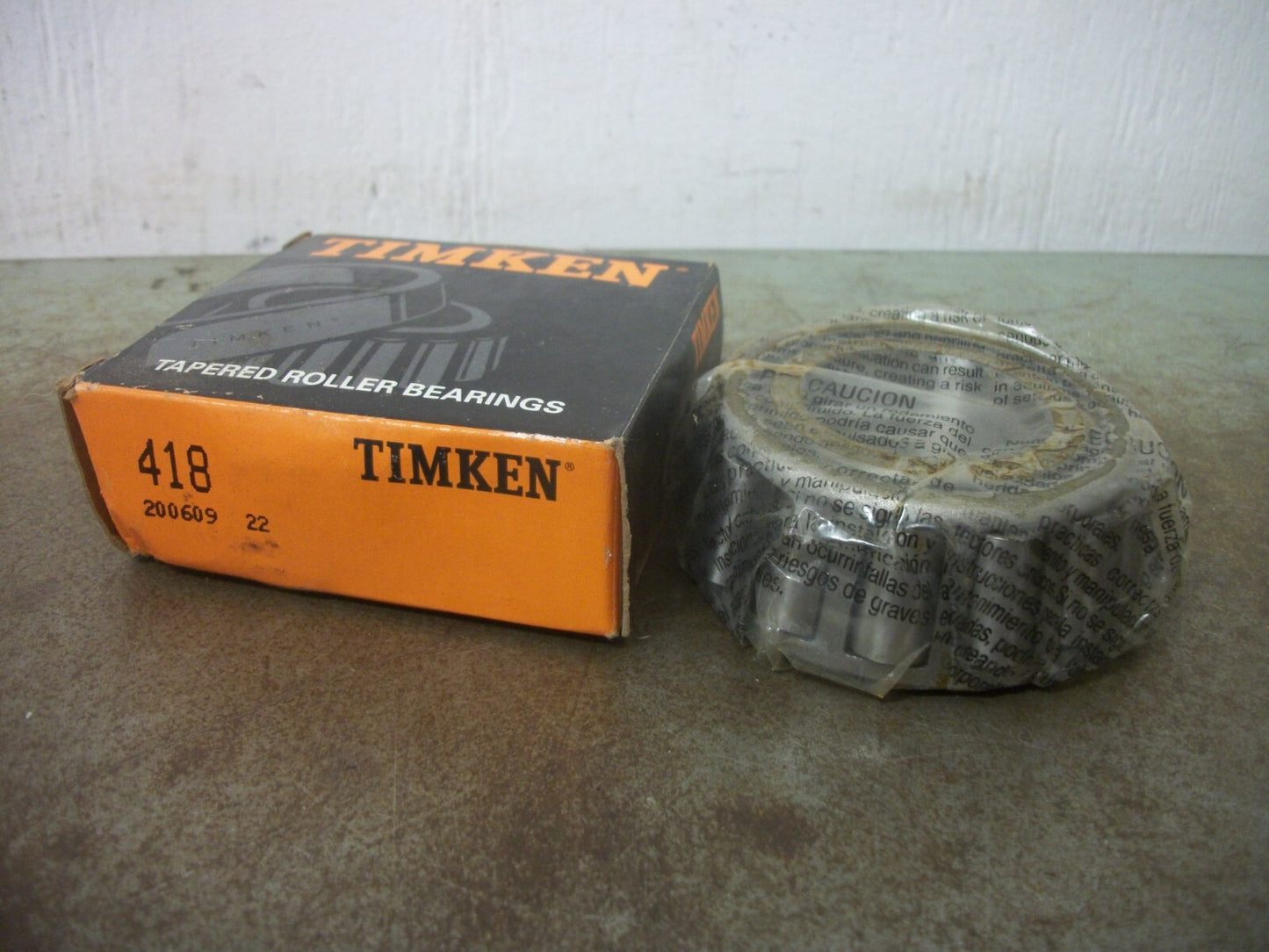 TIMKEN TAPERED ROLLER CONE BEARING 418 NIB
