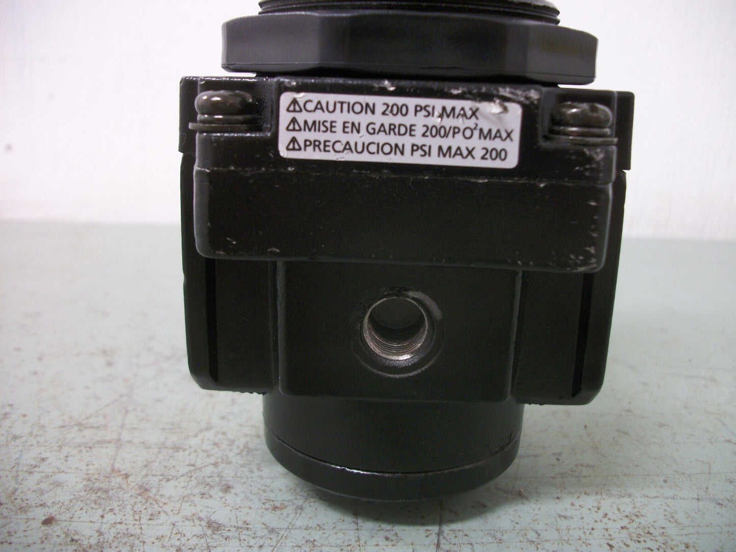 PUSHLOCK 1/4" NPT PNEUMATIC AIR REGULATOR VALVE 200PSI