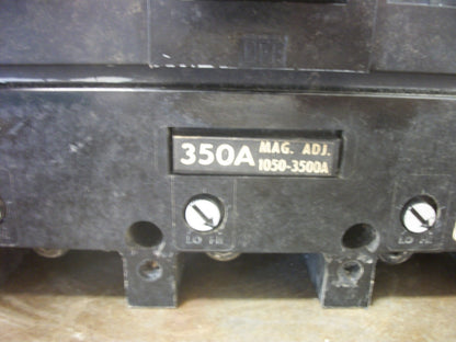 GE TJJ CIRCUIT BREAKER TJJ436350 350AMP 600VOLT 3POLE W/SHUNT