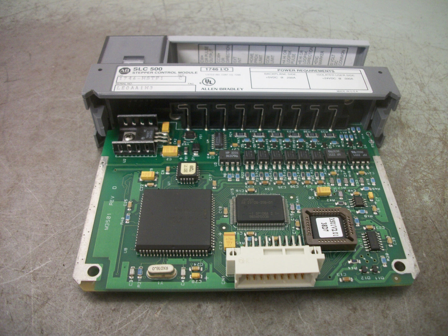 ALLEN-BRADLEY SLC 500 STEPPER CONTROL MODULE 1746-HSTP1