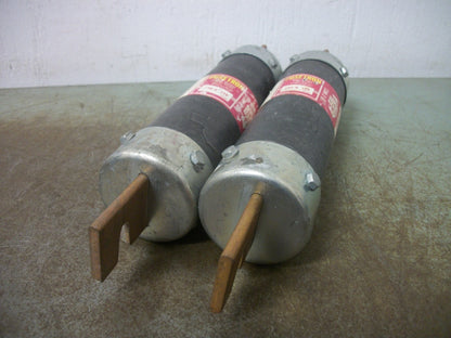 BUSSMANN LOT OF 2 FUSETRON FUSES FRS-R-125 125AMP 600VOLT