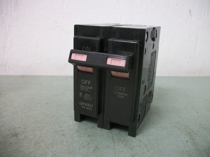 BRYANT BR CIRCUIT BREAKER BR210 10AMP 240VOLT 2POLE NOB