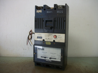 GE TJR CIRCUIT BREAKER TJR3606N 600AMP 600VOLT 3POLE W/AUX
