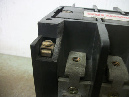 SYLVANIA SIZE 3 MOTOR STARTER T50U03C2 90AMP 120VCOIL 3PH 600V 40HP