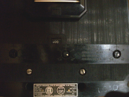 SIEMENS ITE KM3 CIRCUIT BREAKER KM3F800 800AMP 600VOLT 3POLE W/800A TRIP