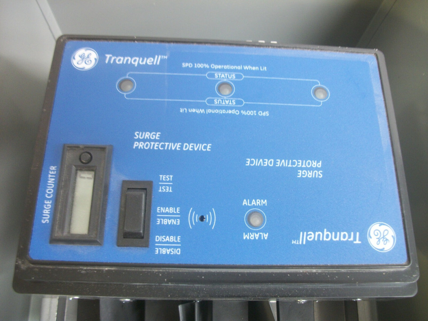 GE TRANQUELL SURGE PROTECTIVE DEVICE TME120Y080WMN1 60AMP 120/208VOLT 3PH NOB
