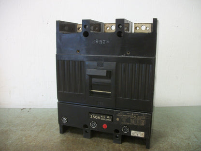 GE TJK CIRCUIT BREAKER TJK436F000 400AMP 600VOLT 3POLE W/350A TRIP