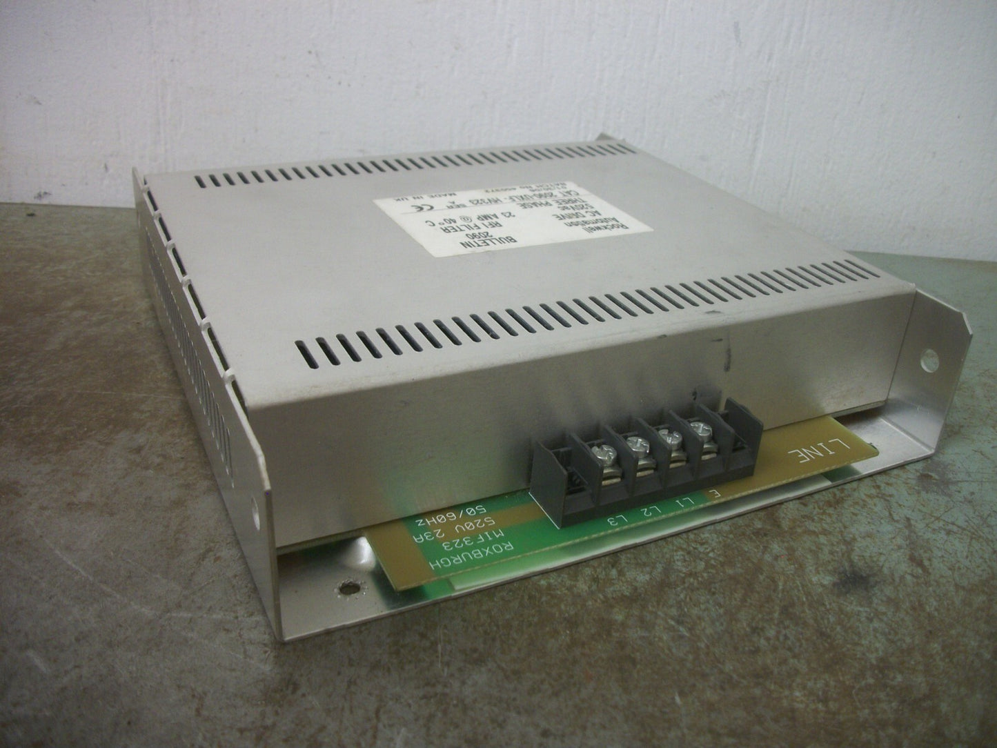 ALLEN-BRADLEY AC DRIVE 3PH RFI FILTER 2090-UXLF-HV323 23AMP 520VAC