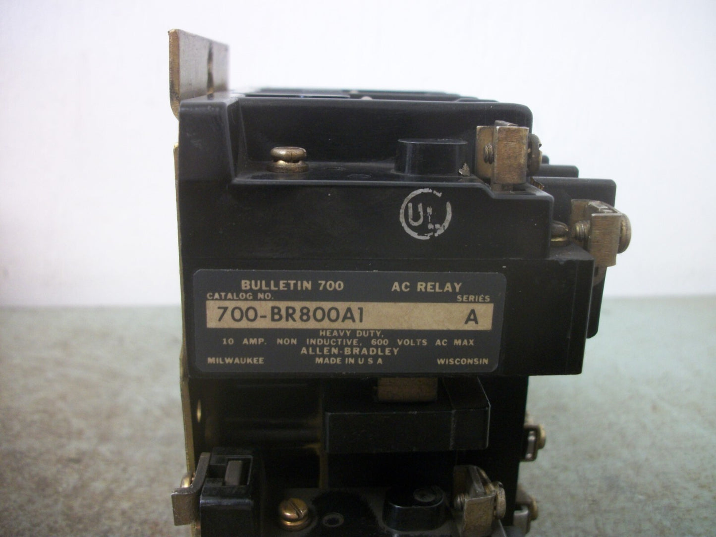 ALLEN-BRADLEY 8POLE AC RELAY 700-BR800A1 10AMP 120VCOIL