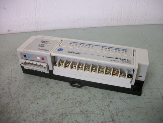 ALLEN-BRADLEY 16-INPUT COMPACTBLOCK I/O 1791D-16B0