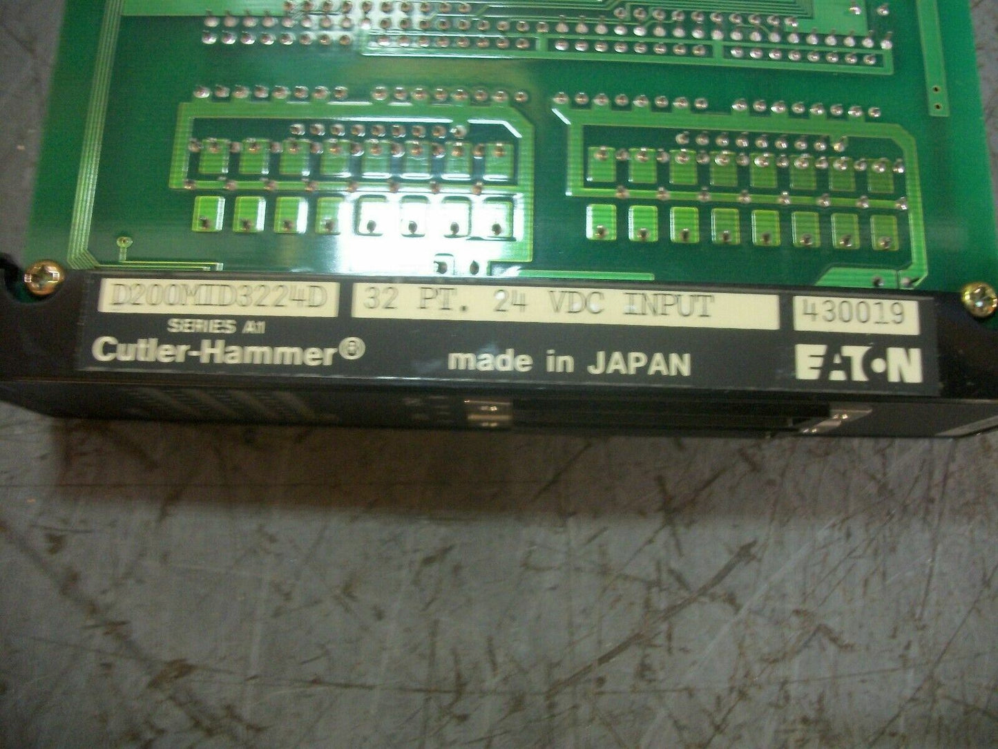 CUTLER-HAMMER 32-POINT 24VDC INPUT MODULE D200MID3224D