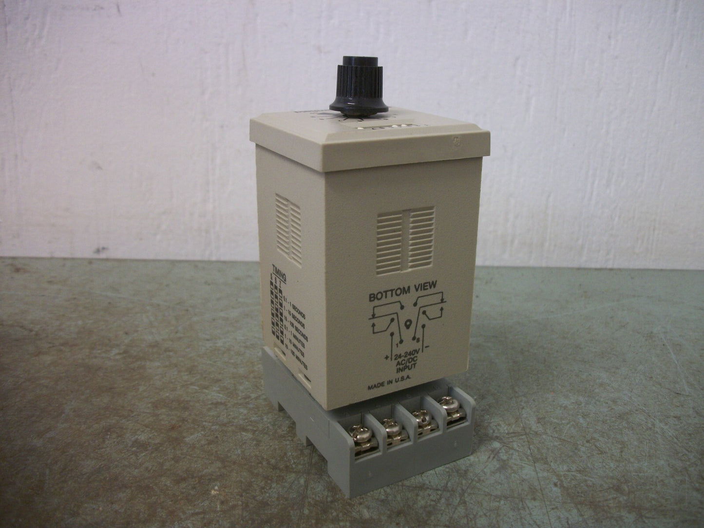 POTTER & BRUMFIELD PROGRAMMABLE TIME DELAY RELAY CNS-35-92 0.1SEC TO 100MIN