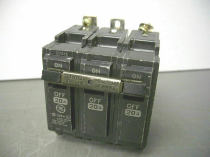 GE THHQB CIRCUIT BREAKER THHQB32020 20AMP 240VOLT 3POLE 22kA
