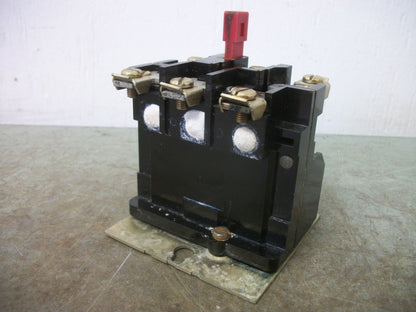 WESTINGHOUSE SIZE 00 THERMAL OVERLOAD RELAY 52E5639 85-115AMP NOB