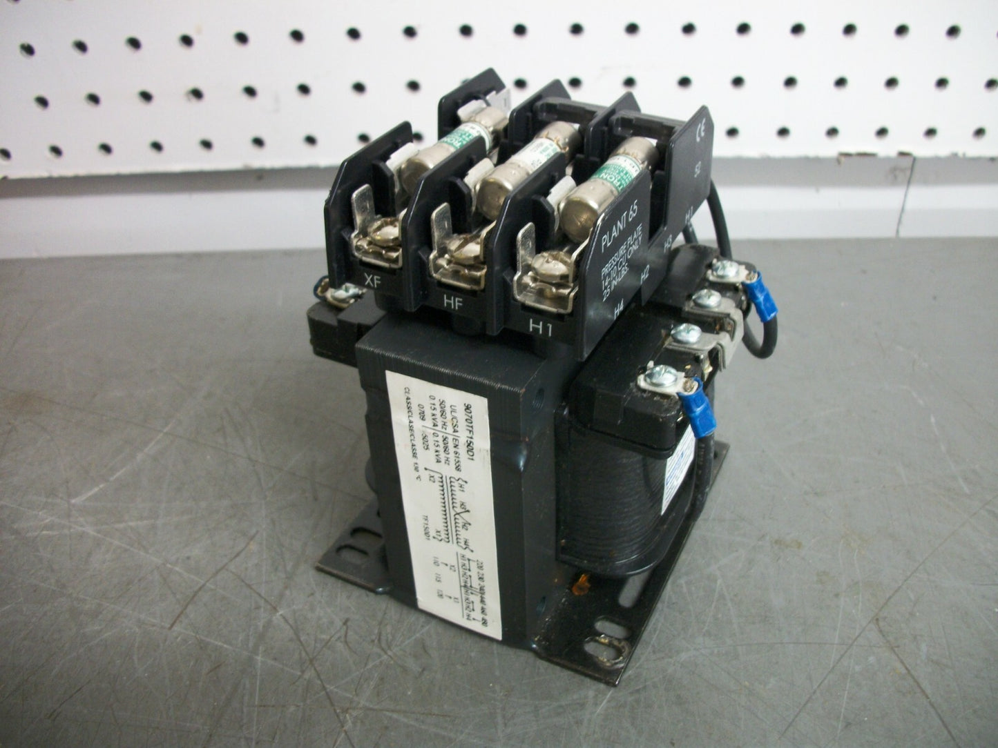 SQUARE D 0.15KVA 1PH TRANSFORMER 9070TF150D1 HV 220X480 LV 110/120