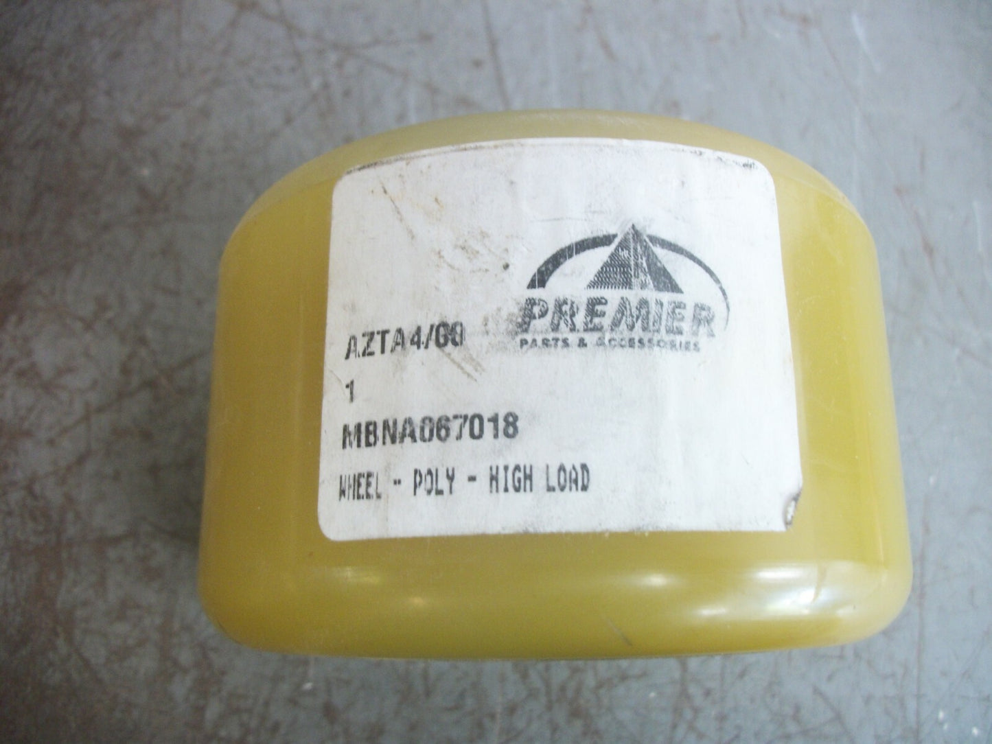 PREMIER 4X2.50R LW HIGH LOAD POLY WHEEL MBNA067018 NEW