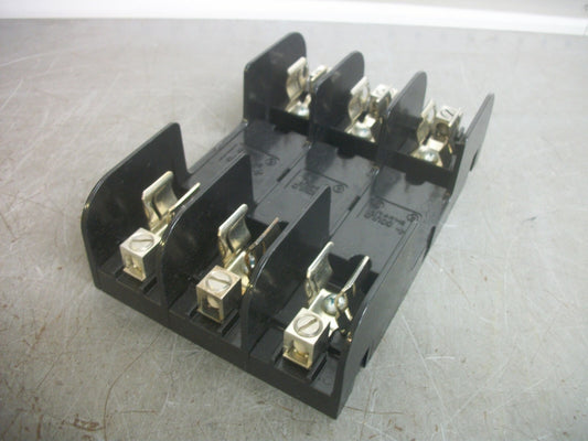 GOULD SHAWMUT FUSEHOLDER 60303 30AMP 600VOLT 3POLE NOB