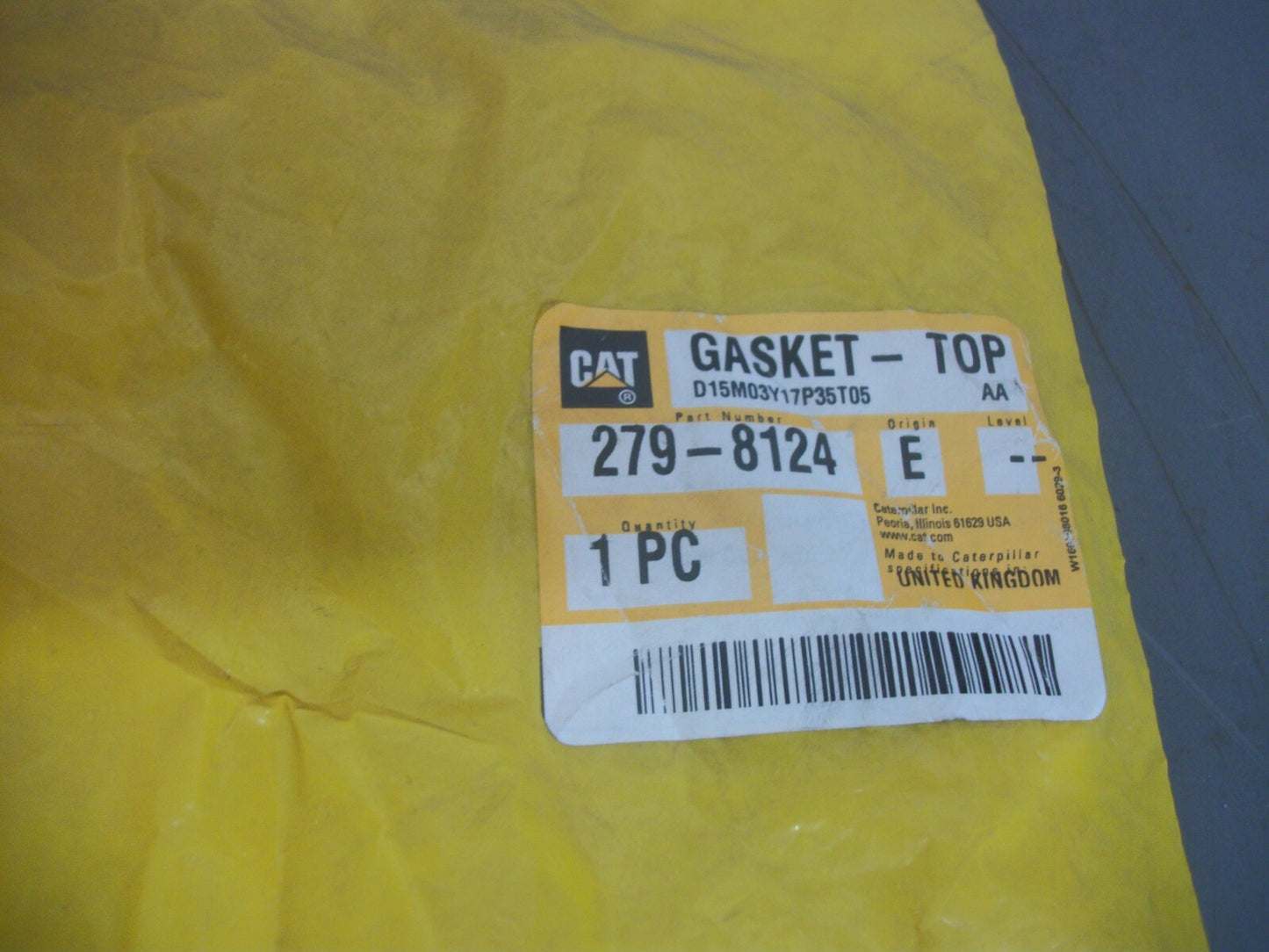 CAT LOT OF 2 TOP GASKETS 279-8124 NEW