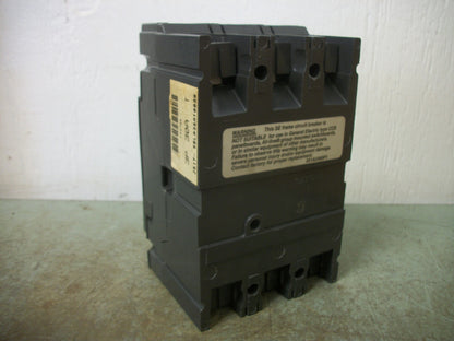 GE SPECTRA SELA CIRCUIT BREAKER SELA36AT0030 30AMP 600VOLT 3POLE W/15A TRIP