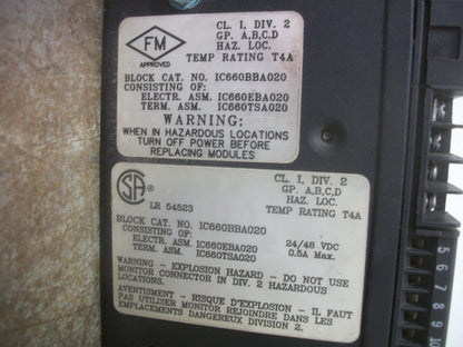 GE FANUC ANALOG DC 4I/2O I/O PLC MODULE IC660EBA020D