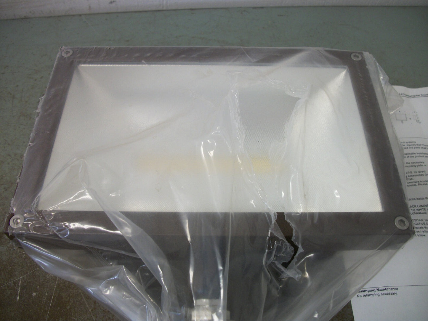 BEGA 39WATT WIDE BEAM LED FLOOD LIGHT 7486LED NOB