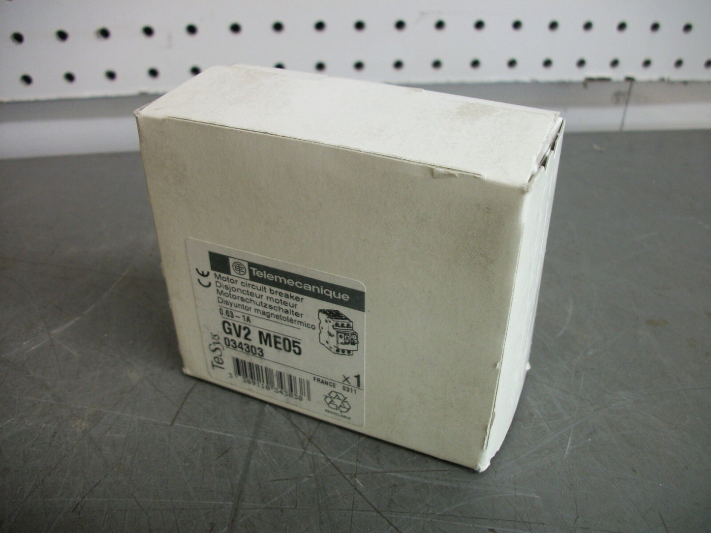 TELEMECANIQUE MOTOR CIRCUIT BREAKER GV2ME05 0.63-1AMP NIB