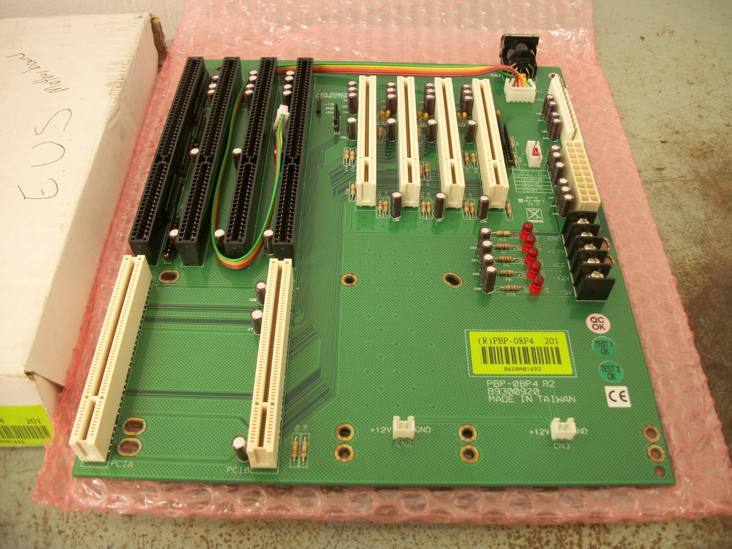 PORTWELL 8-SLOT (4xPCI) PICMG BACKPLANE MOTHERBOARD PBP-08P4 NIB