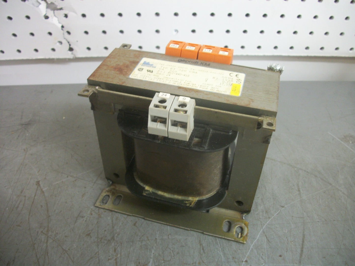 RATHGEBER 320VA 1PH TRANSFORMER ET 320 CNA HV 462X440X418 LV 24