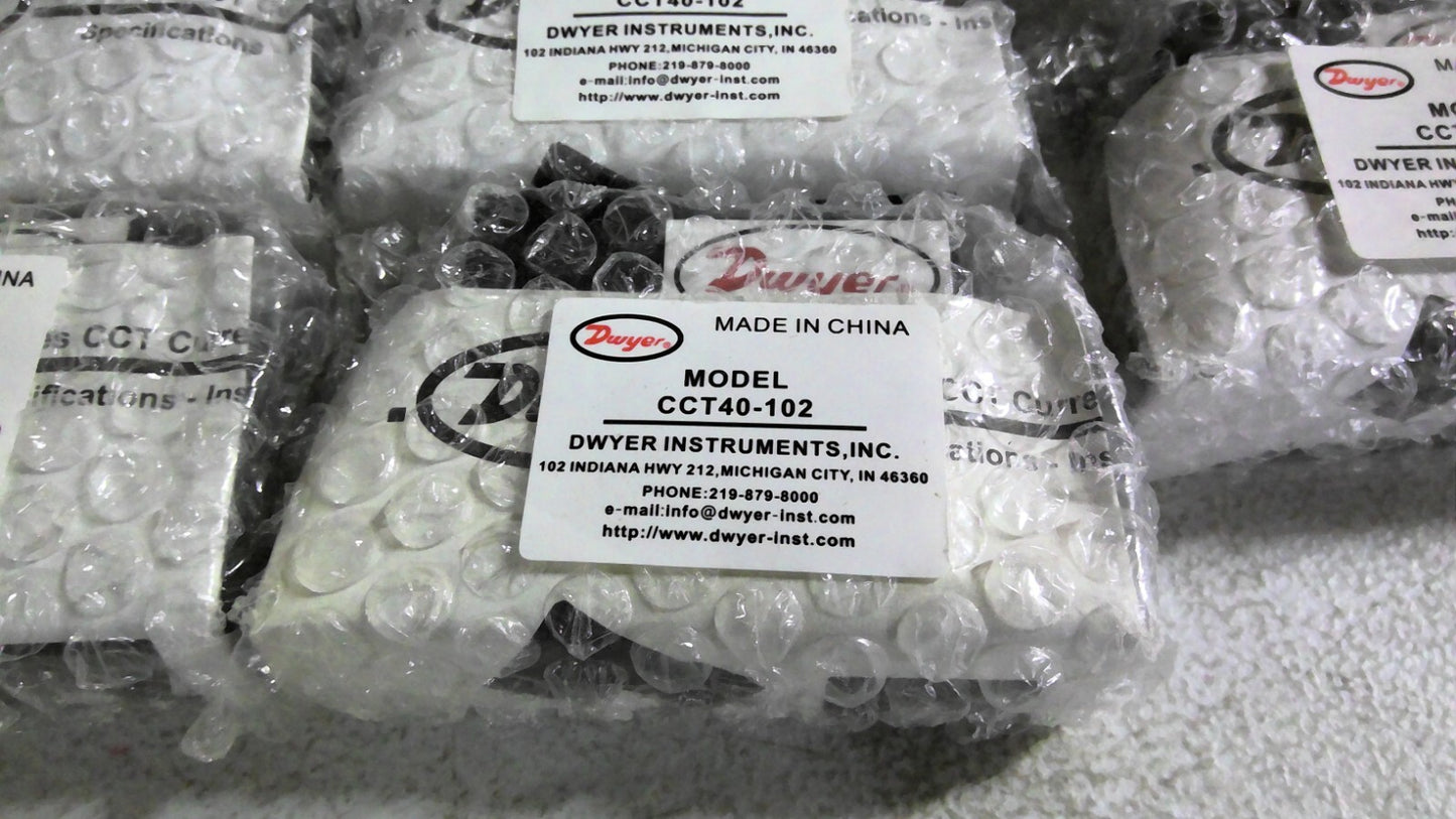 DWYER INSTRUMENTS LOT OF 11 CURRENT TRANSFORMERS CCT40-102 NOB